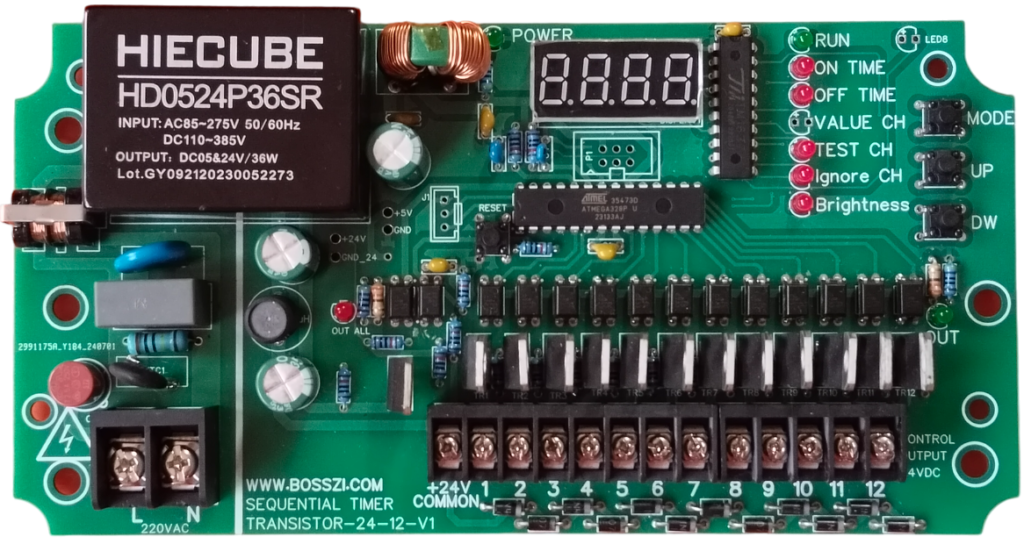 SEQUENTIAL TIMER TRANSISTOR-24-12-V1